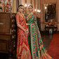 Handcrafted Patola Silk Saree with Traditional Design Motifs
