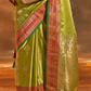 Woven Zari Satin Banarasi Silk Saree with Rich Traditional Detailing
