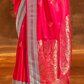 Woven Zari Satin Banarasi Silk Saree with Rich Traditional Detailing