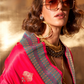Woven Zari Satin Banarasi Silk Saree with Rich Traditional Detailing