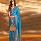 Woven Zari Satin Banarasi Silk Saree with Rich Traditional Detailing
