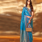Woven Zari Satin Banarasi Silk Saree with Rich Traditional Detailing