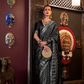 Designer Satin Silk Saree with Intricate Woven Detailing