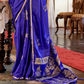 Zari Woven Banarasi Satin Silk Saree with Glossy Rich Finish