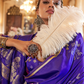 Zari Woven Banarasi Satin Silk Saree with Glossy Rich Finish