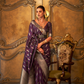 Satin Handloom Saree with Intricate Weaving Work