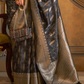 Satin Handloom Saree with Intricate Weaving Work