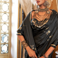 Zari Woven Banarasi Satin Silk Saree with Glossy Rich Finish