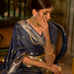 Elegant Fuchsia Satin Saree with Smooth Lustrous Finish