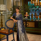 Elegant Fuchsia Satin Saree with Smooth Lustrous Finish