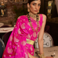 Pure Satin Saree with Elegant Handloom Weaving Design