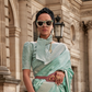 Banarasi Satin Silk Saree with Rich Traditional Weaving