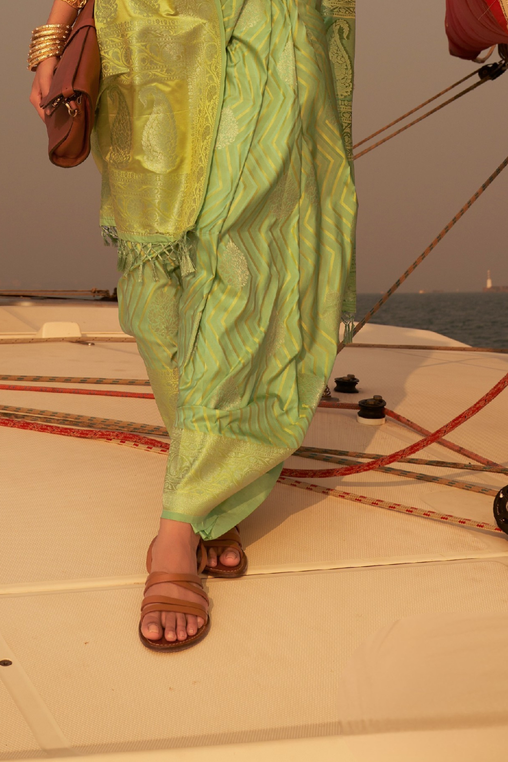 Regal Zari Woven Banarasi Saree with Traditional Motifs
