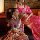 Elora Satin Tanchoi Silk Blend Saree with Handloom Weaving