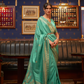 Pure Satin Weaving Silk Saree with Luxurious Glossy Finish