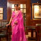 Pure Satin Weaving Silk Saree with Luxurious Glossy Finish