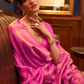 Pure Satin Weaving Silk Saree with Luxurious Glossy Finish