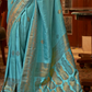 Pure Satin Weaving Silk Saree with Luxurious Glossy Finish