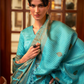 Pure Satin Weaving Silk Saree with Luxurious Glossy Finish