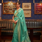 Pure Satin Weaving Silk Saree with Luxurious Glossy Finish