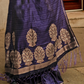 Zari Handloom Woven Satin Silk Saree with Lustrous Finish