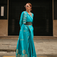 Zari Handloom Woven Satin Silk Saree with Lustrous Finish