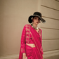Zari Handloom Woven Satin Silk Saree with Lustrous Finish