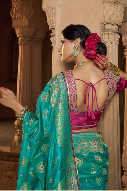 Pure Satin Bliss Saree with Fancy Finish and Designer Appeal