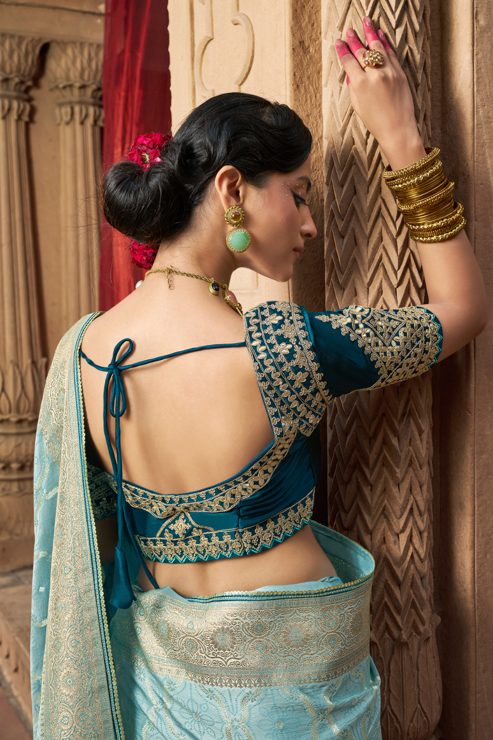 Pure Satin Bliss Saree with Fancy Finish and Designer Appeal