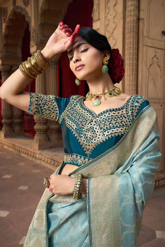 Pure Satin Bliss Saree with Fancy Finish and Designer Appeal