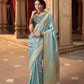 Pure Satin Bliss Saree with Fancy Finish and Designer Appeal