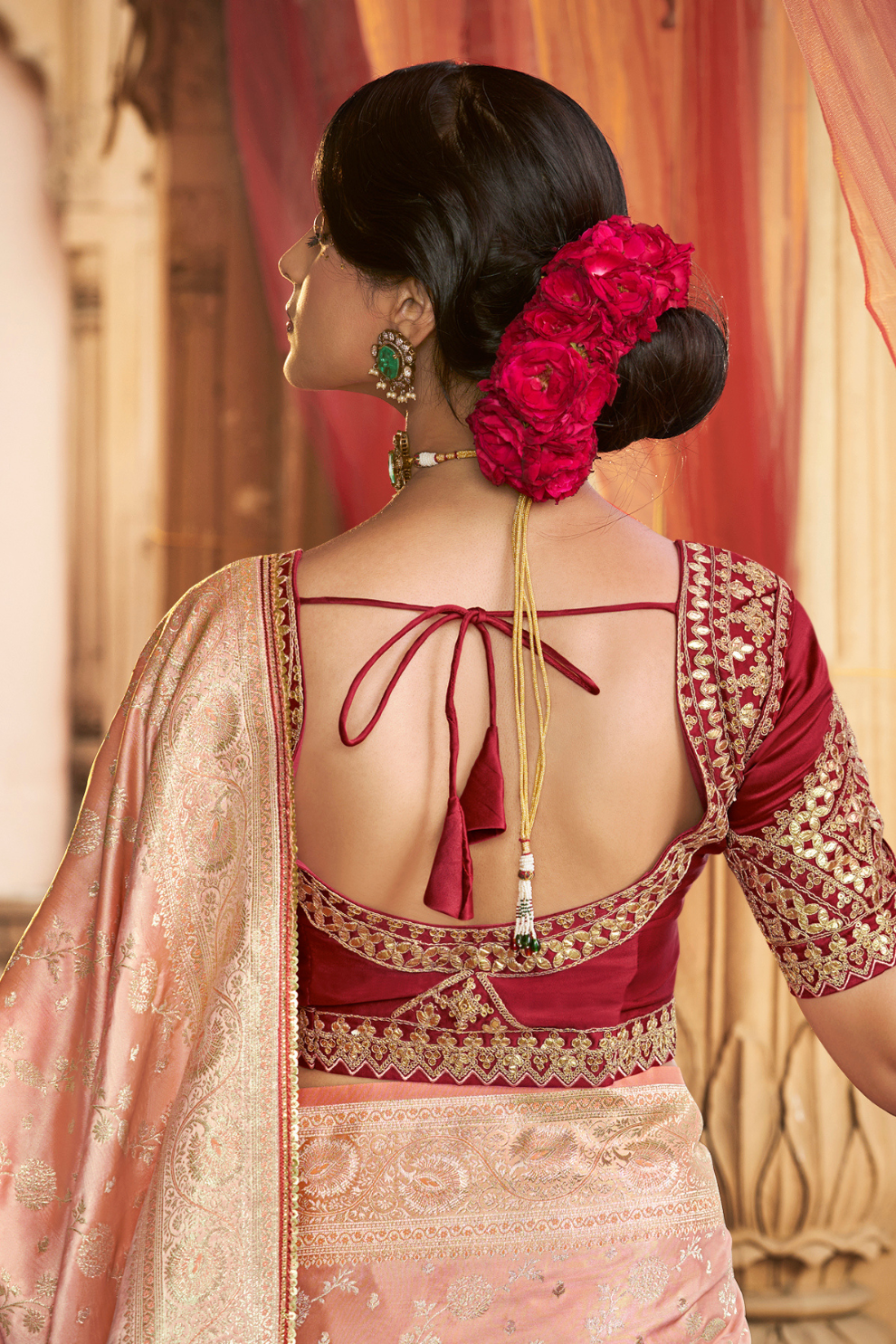Pure Satin Bliss Saree with Fancy Finish and Designer Appeal