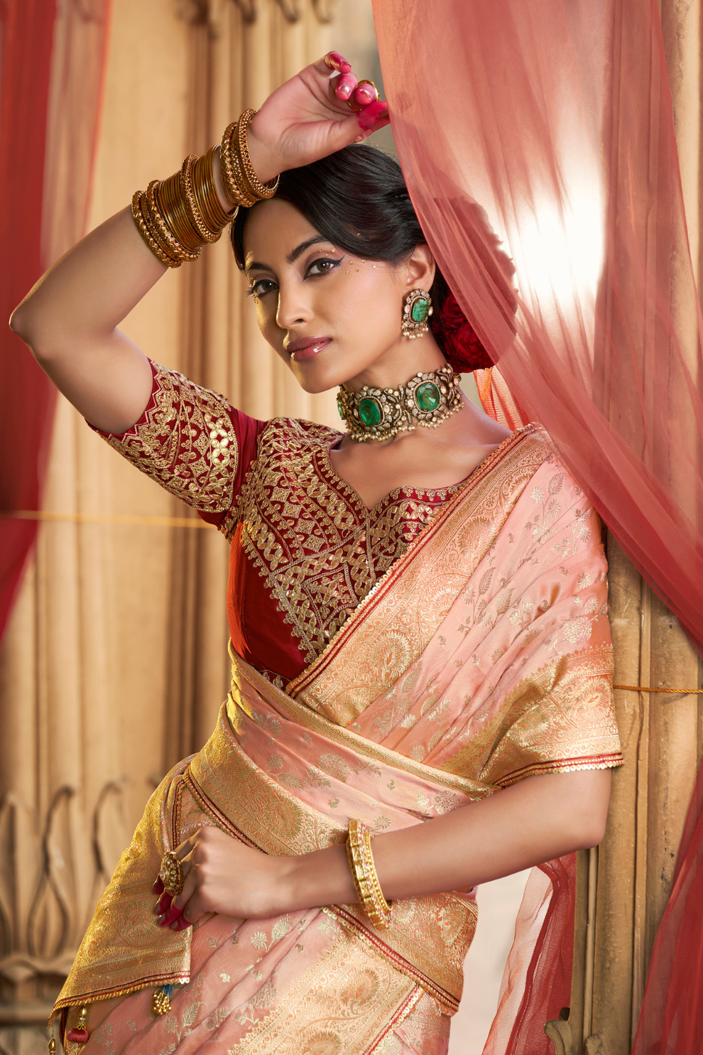 Pure Satin Bliss Saree with Fancy Finish and Designer Appeal