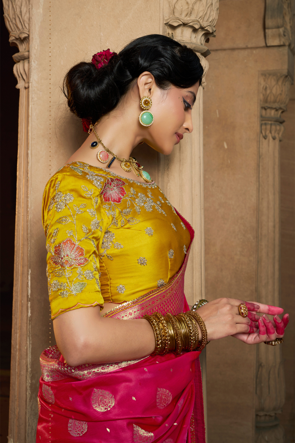 Pure Satin Bliss Saree with Fancy Finish and Designer Appeal