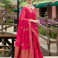Royal Handwoven Satin Saree with Intricate Zari Detailing - LaVante Fashion