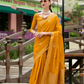 Royal Handwoven Satin Saree with Intricate Zari Detailing - LaVante Fashion