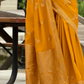 Royal Handwoven Satin Saree with Intricate Zari Detailing - LaVante Fashion