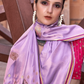 Luxurious Satin Fabric Adorned with Traditional Zari Work - LaVante Fashion