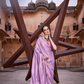 Luxurious Satin Fabric Adorned with Traditional Zari Work - LaVante Fashion