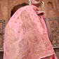 Luxurious Satin Fabric Adorned with Traditional Zari Work - LaVante Fashion