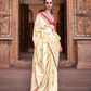 Luxurious Satin Fabric Adorned with Traditional Zari Work - LaVante Fashion