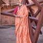 Luxurious Satin Fabric Adorned with Traditional Zari Work - LaVante Fashion