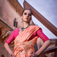 Luxurious Satin Fabric Adorned with Traditional Zari Work - LaVante Fashion