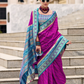 Royal Grace – Pure Soft Banarasi Silk Saree with Rich Zari Weaving - LaVante Fashion
