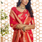 Pure Soft Banarasi Silk Saree with Traditional Zari Weaving - LaVante Fashion