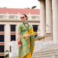 Royal Grace – Pure Soft Banarasi Silk Saree with Rich Zari Weaving - LaVante Fashion