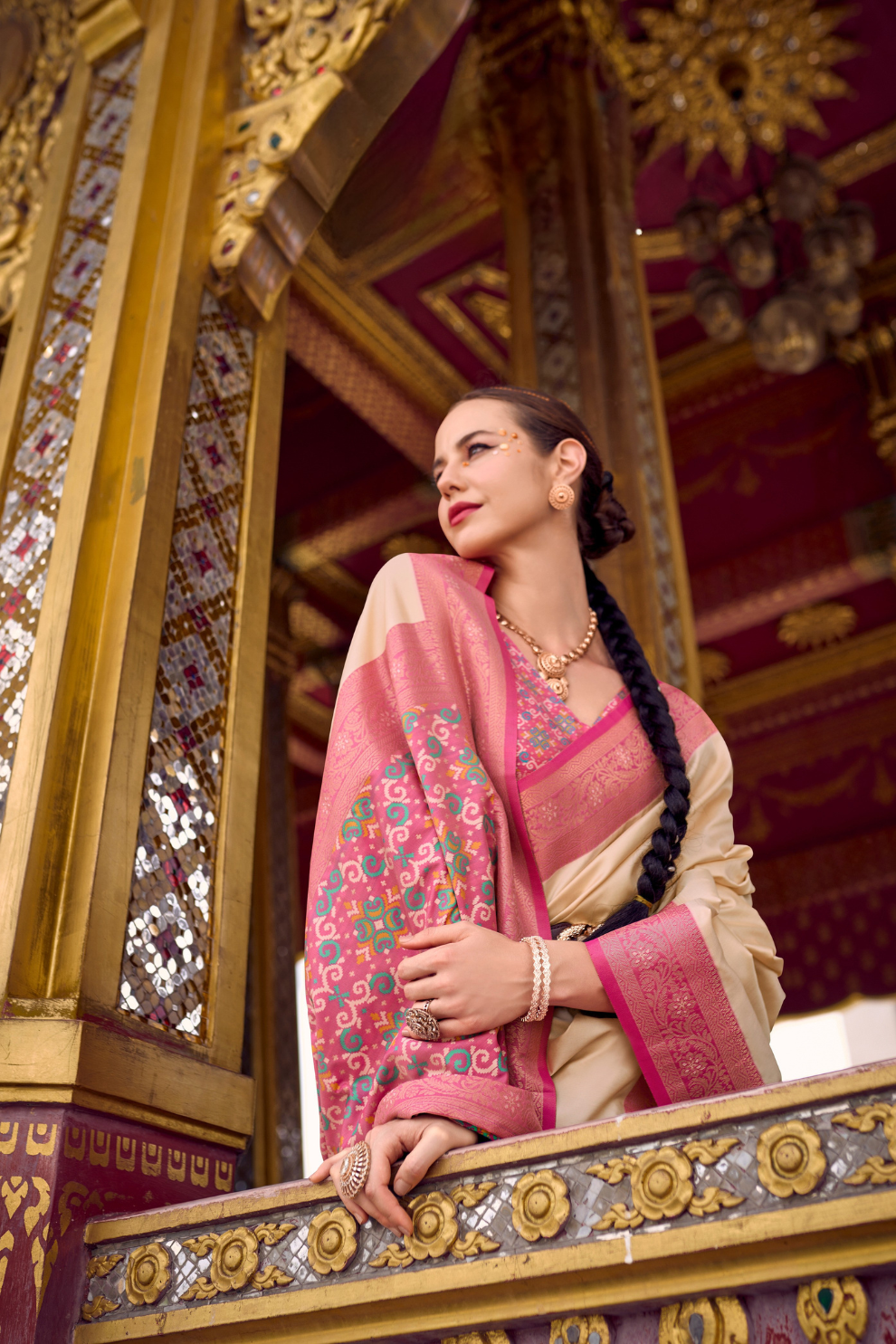 Pure Soft Banarasi Silk Saree with Traditional Zari Weaving - LaVante Fashion