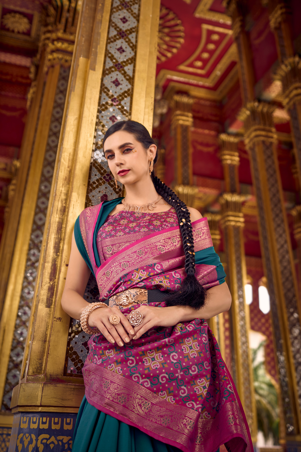 Pure Soft Banarasi Silk Saree with Traditional Zari Weaving - LaVante Fashion