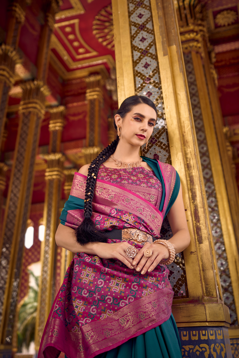 Pure Soft Banarasi Silk Saree with Traditional Zari Weaving - LaVante Fashion