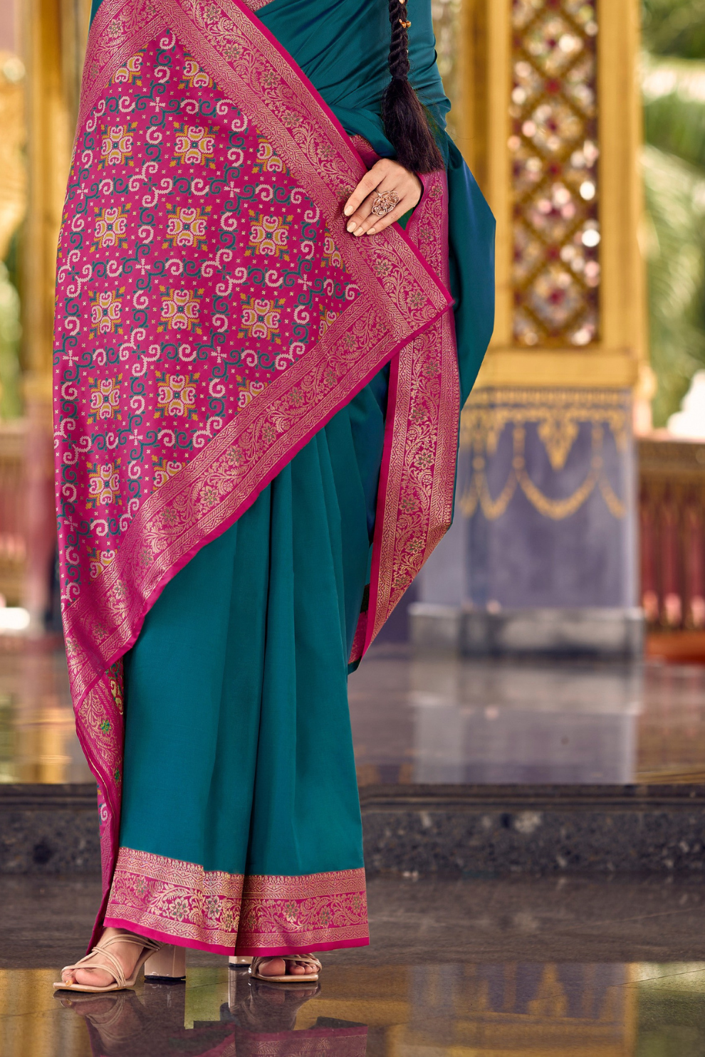 Pure Soft Banarasi Silk Saree with Traditional Zari Weaving - LaVante Fashion